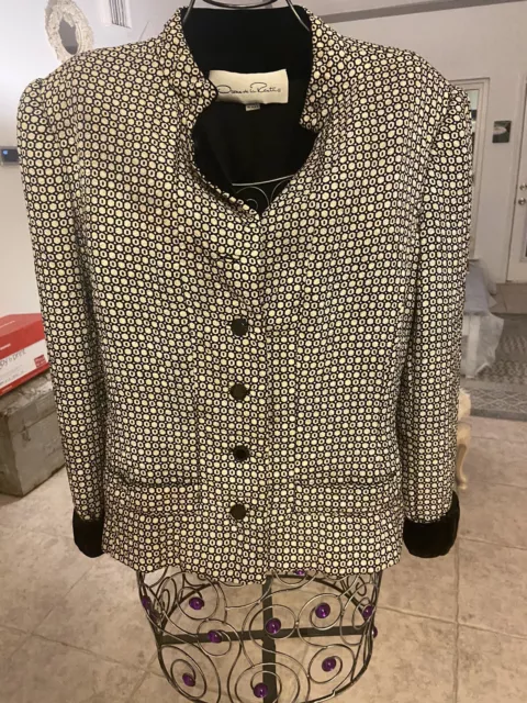 Vintage Oscar De La Renta Blazer Jacket From Neiman Marcus Read Description Sz M