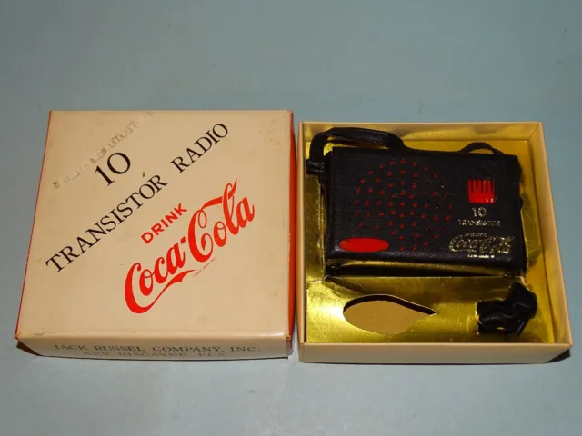 Coca Cola Transistor Radio Original Box Japan