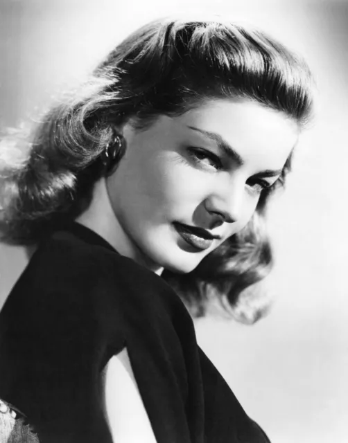 A3 SIZE - Vintage Lauren Bacall 20 Black & White Print  GIFT/ WALL DECOR POSTER