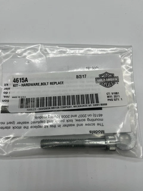 harley davidson bolt