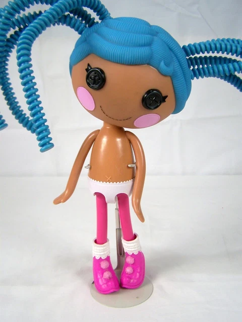 LALALOOPSY POUP E JOUET Bleu Silly Cheveux Mitaines Complet Taille