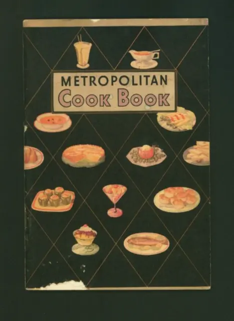 Metropolitan Life Insurance Company Vintage Cook Book Recipe Book