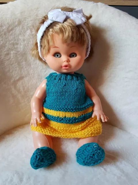 Poupée 'Linette, la poupée qui parle' + 1 tenue complète - Damart 1998 -  Label Emmaüs