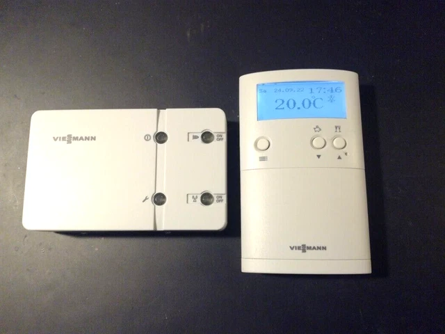 THERMOSTAT D'AMBIANCE PROGRAMMABLE Viessmann Vitotrol 100 Utdb-Rf