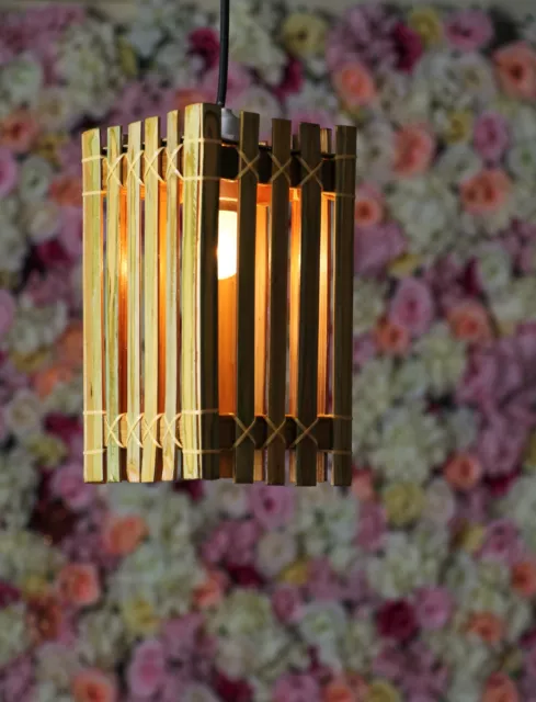 Handcrafted Bamboo Ceiling Lamps, woven bamboo lamp Active