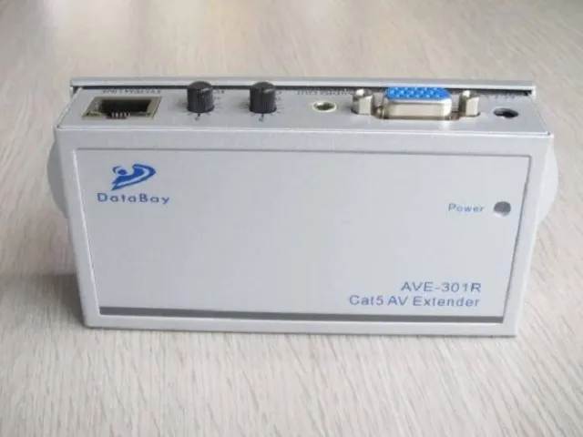 Video & Audio Extender DataBay AVE-301R Cat5 AV Extender(Cat5 to VGA receiver)