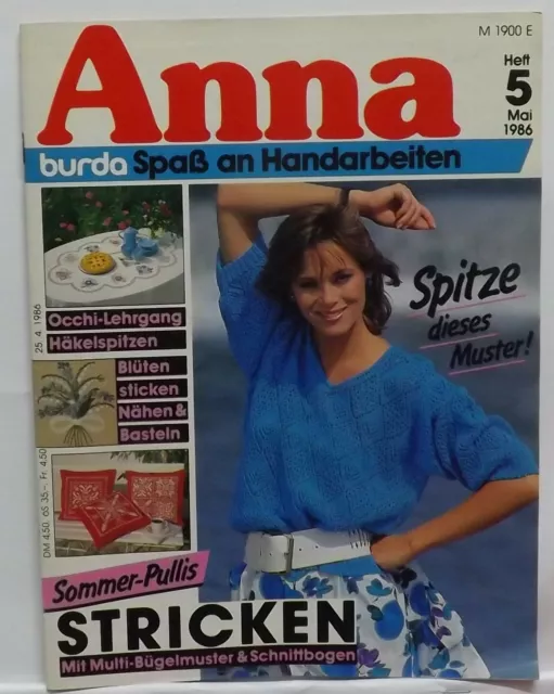 Anna burda Spass an Handarbeiten Heft 5 - 1986