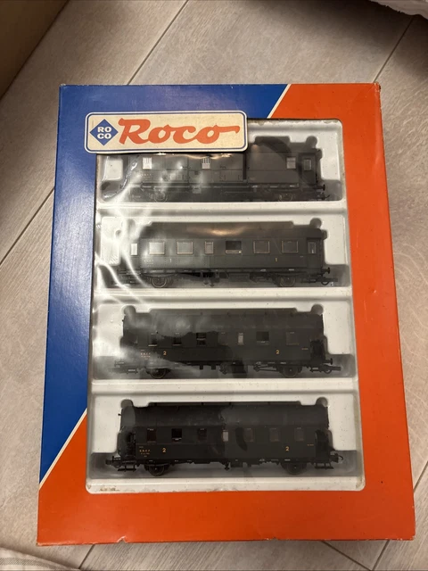 ROV101 NS 3 Voitures voyageurs Roco No 4218A (Neu (gemäss Beschreibung
