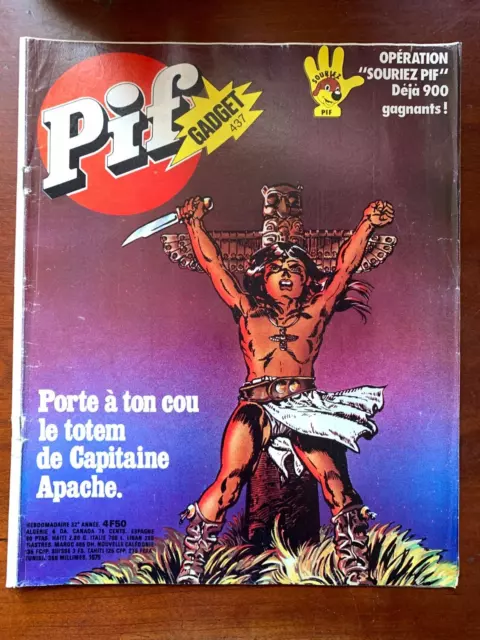 Pif Gadget n°437 du 07/1977; Le totem de capitaine Apache