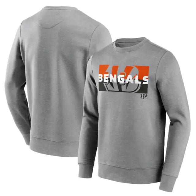 Cincinnati Bengals Men's Sweatshirt (Size XS) NFL Square Off Top - New