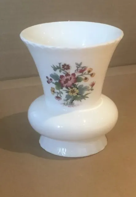 Vintage Coalport Ming Rose. Bone China Hyacinth Vase.