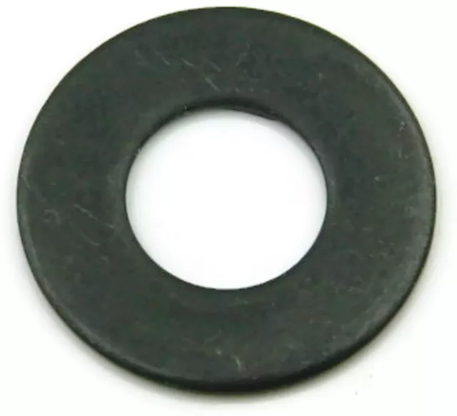 Black Oxide Stainless Steel Flat Washer 1/4, Qty 100