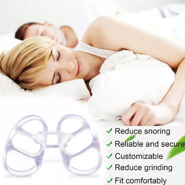 1Pcs Anti Snoring Nasal Dilators Solution Anti Snore Nose Clip Congestion RAUZQ