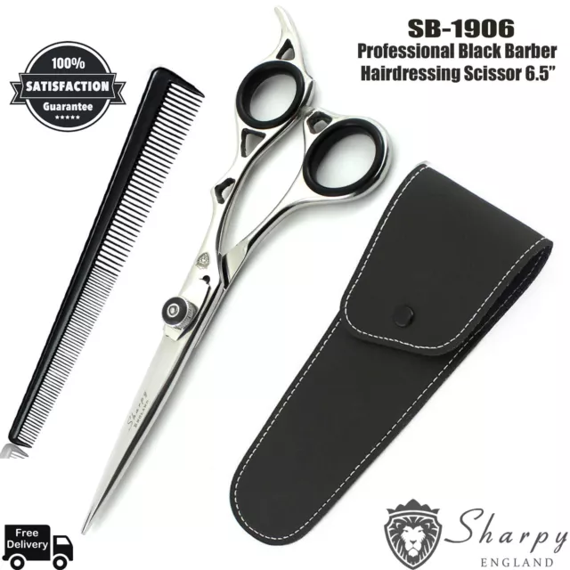 Professional Hairdressing Scissors Barber Salon Hair Cutting Shears With Comb