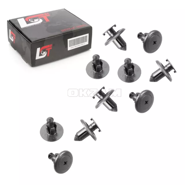 10x Parachoques Soporte Clip Fijación Clips para Subaru