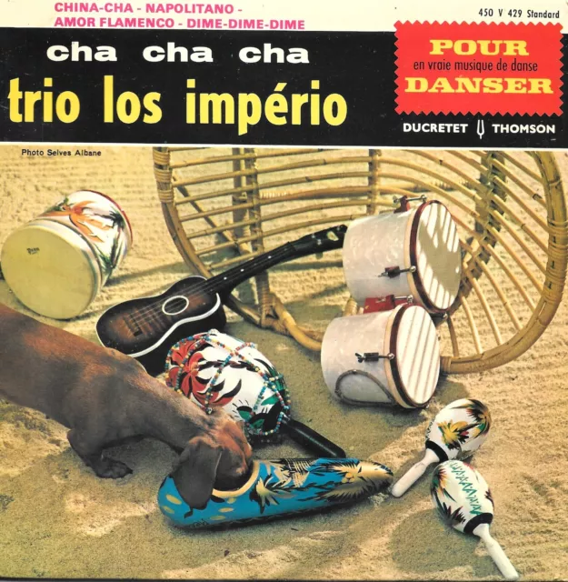 Trio Los Império : China Cha / Napolitano +2 [Vinyle 45 tours 7" EP] 1962 - TB