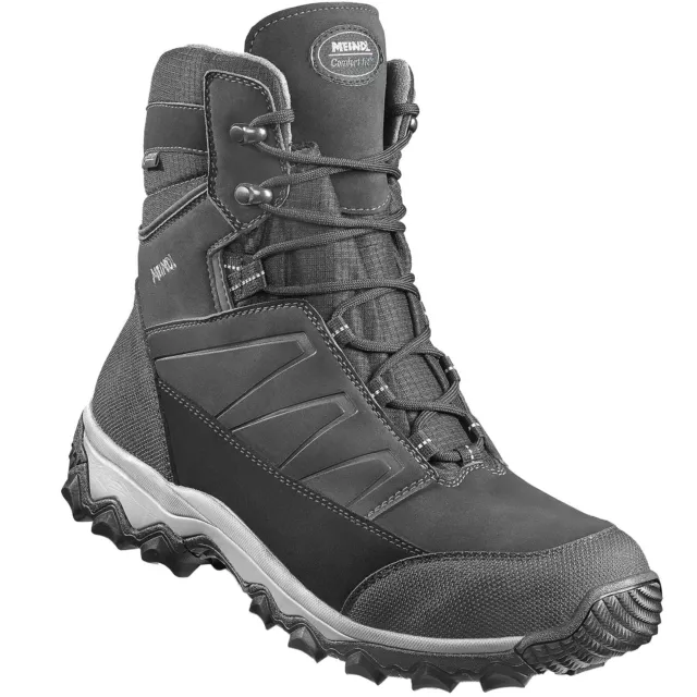 Meindl Sella GTX Chaussures Hiver Hommes Bottes D'Hiver Leder Noir