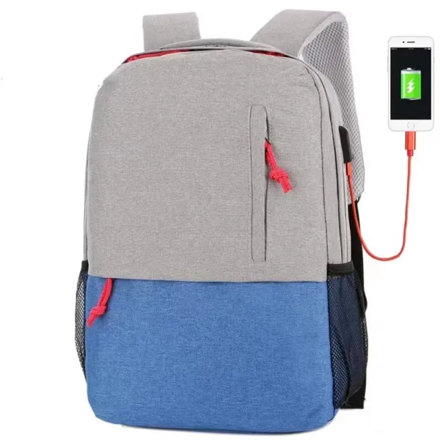 USB Charging School Bags Unisex Anti Theft Laptop Backpack Travel Multifunction