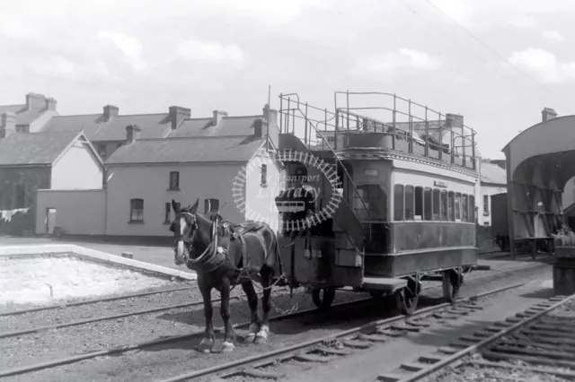 PHOTO  Great Northern Railway (Ireland) Horse Tram  at Fintona (Town)