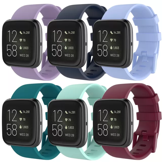 Fitbit Versa 2 Health & Fitness Smartwatch Authentic Activity Tracker Blue Green