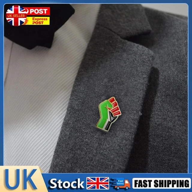 2-Piece Set: Palestine Handala Symbol Metal Lapel Pins – Iconic Grey-Tone Resilience Duo (Unisex)