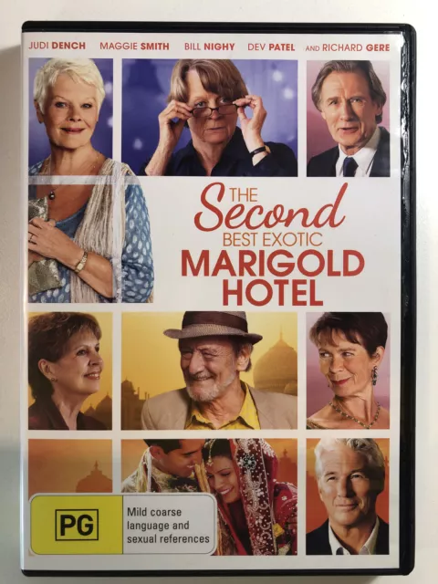 The Second Best Exotic Marigold Hotel (DVD 2015) Region 4 Comedy,Drama,Romance,