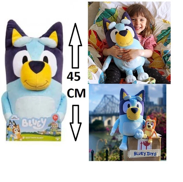 ** GENUINE **  Best Mate BLUEY Friends Plush 45cm JUMBO TOY ~ ABC Kids TV Moose