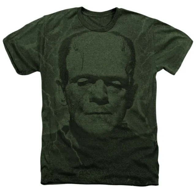 Frankenstein Monster Universal Monsters Licensed Heather Adult T-Shirt