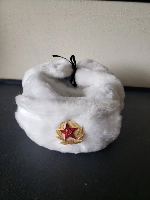 Soviet Union White Winter Hat