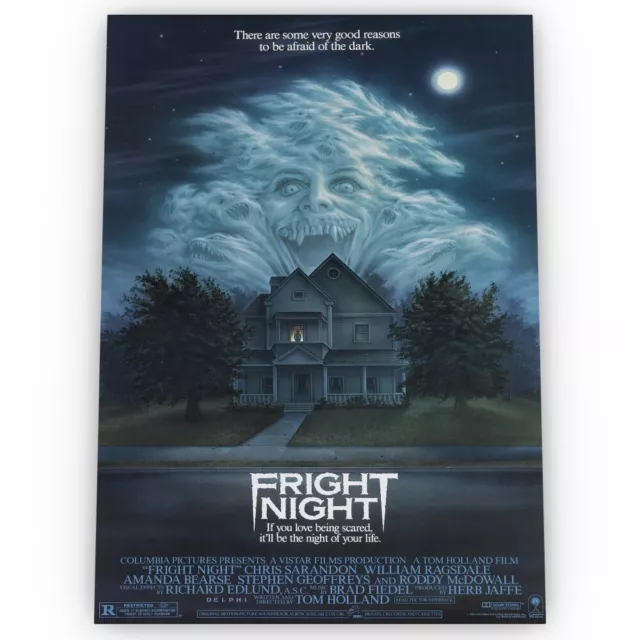 Fright Night Movie Poster Satin High Quality Archival Stunning A1 A2 A3