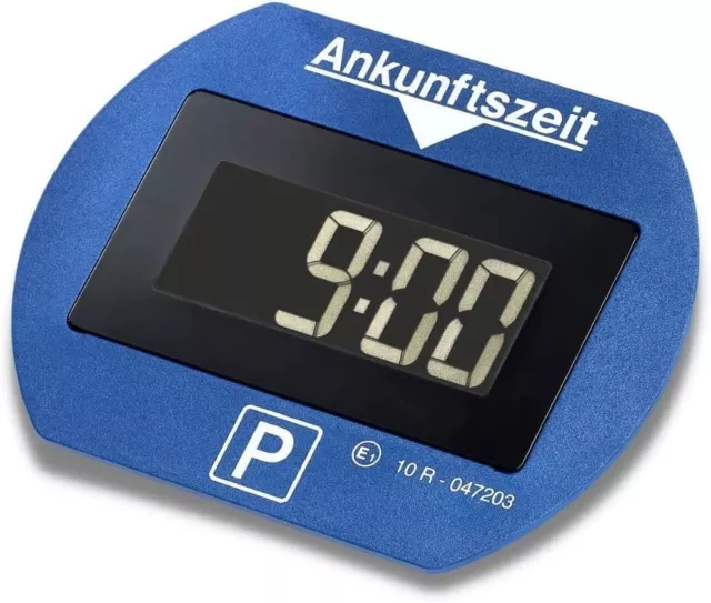 PARK LITE AUTOMATISCHE PARKSCHEIBE BLAU DIGITALE PARKUHR mit STVO ZULASSUNG