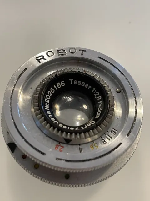 Carl Zeiss Tessar 1:2,8/30 mm Objetivo para Robot II No.2026166