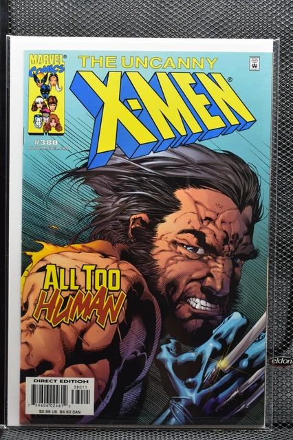 Uncanny X-Men #380 Marvel Comics Cyclops Wolverine Gambit Mr Sinister Appear 9.4