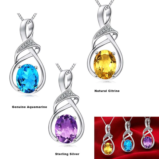 Natural Quartz Crystal Rock Stone Pendant Chakra Pendulum Necklace Healing Reiki