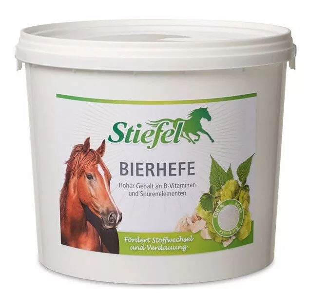 Stiefel Bierhefe 3 kg Ergänzungsfutter Pferd Stoffwechsel Verdauung Vitamine