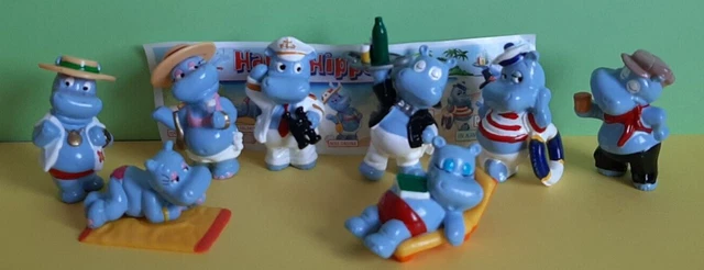 KINDER HAPPY HIPPOS Serie Completa Con Cartina 2504 EUR 7,50 - PicClick IT