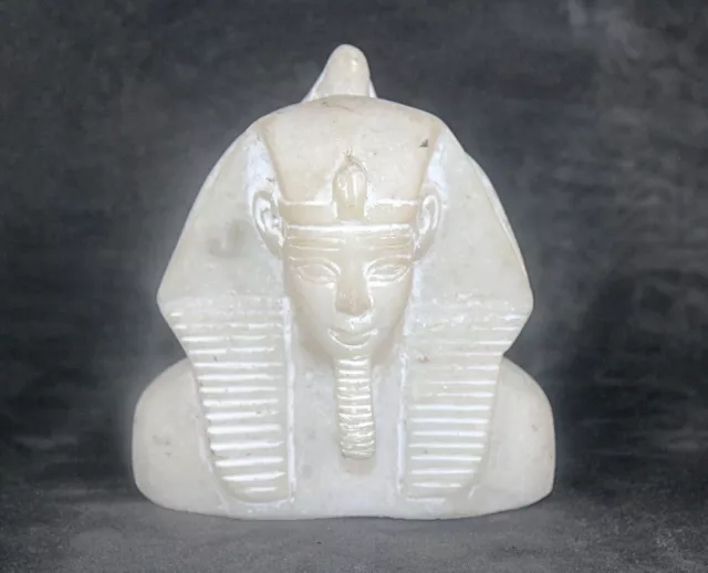 Rara statua antica egiziana del re Ramses II con Horus BC Egittologia