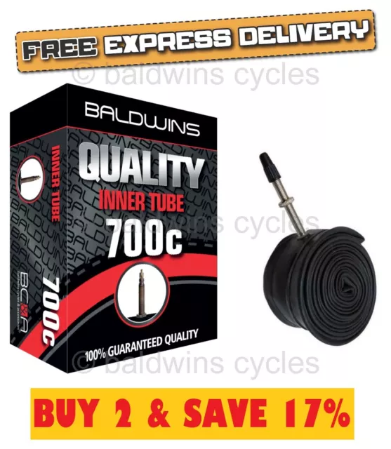 HALFORDS CYCLE BIKE INNER Tube 700c x 23 32c Presta Valve 4.00