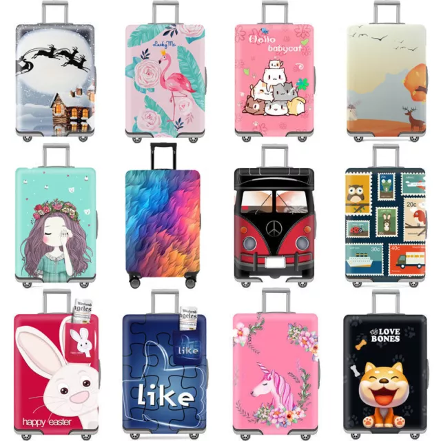 Travel Luggage Covers Spandex Suitcase Protective 18-32 inch Dust-proof Case Bag