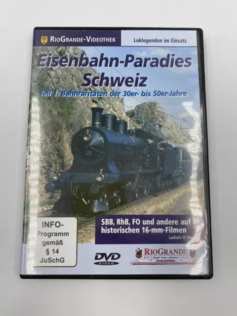 Rio Grande DVD - Eisenbahn-Paradies Schweiz Teil 1