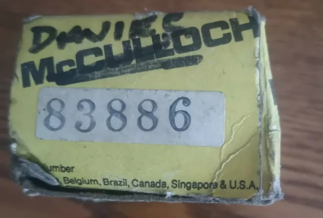 Pompe à huile tronçonneuse McCulloch Assy dans son emballage d'origine. 83886 219989