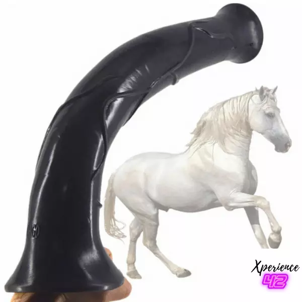 173 - Gode Ventouse Géant Pénis de Cheval 43cm Anal Vaginal Sex Toys Homme Femme