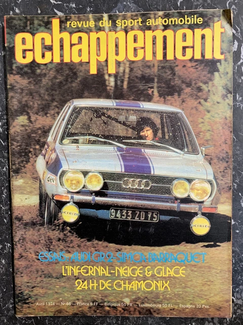 REVUE échappement N°368 magazine sport automobile