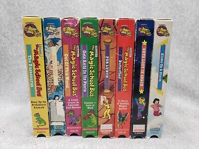 LOT OF 20 Scholastic Magic School Bus VHS Tapes Educational Homeschool ...