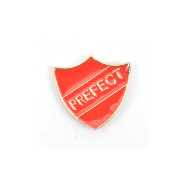 Prefect Badge Enamel Lapel Pin Badge/Brooch Retro School Red BNWT/NEW Gift