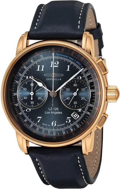 [Zeppelin] Orologio Zeppelin LZ126 Losangeles Navy Dial 76163 Uomo [Regular Imp