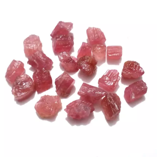 Excellente tourmaline rose brute 40,70 Crt taille 7-8 MM Tourmaline bijoux bruts