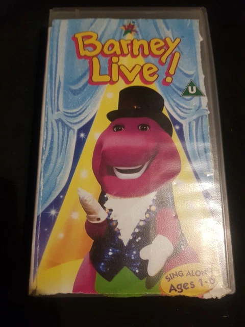 Barney Live In New York City Vhs 1995 Extremely Rare Back Sleeve Barney Live In New York City Vhs 1995 Extremely Rare Back Sleeve