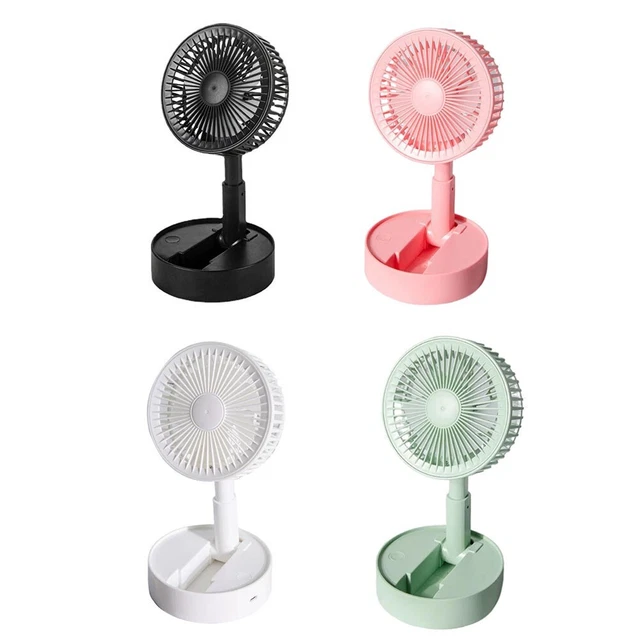 Ventilateur Edream Ventilateur De Sol ILLUMYN - Hauteur Réglable 93 Cm, 4 Vitesses, Ultra Silencieux 15 DB - Batterie 7200 MAh - Pour Maison, Bureau, Extérieur Ventilateur Pliable Silencieux