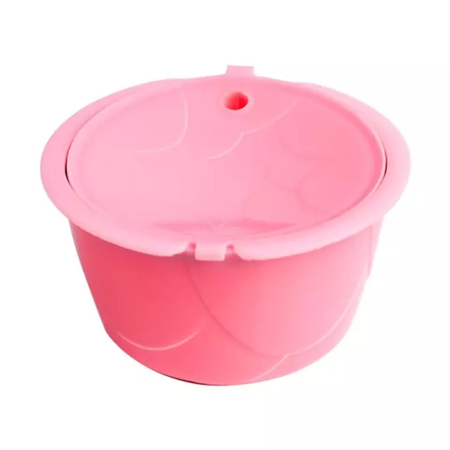 Filtro tazza caffè riutilizzabile acciaio inox per Dolce Gusto (rosa) -de